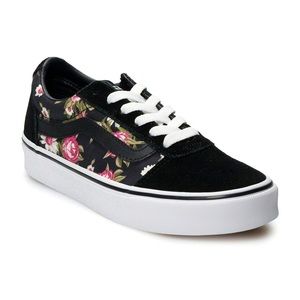 🛹🌸 Vans Floral Sneakers - Women (or Big Girls)